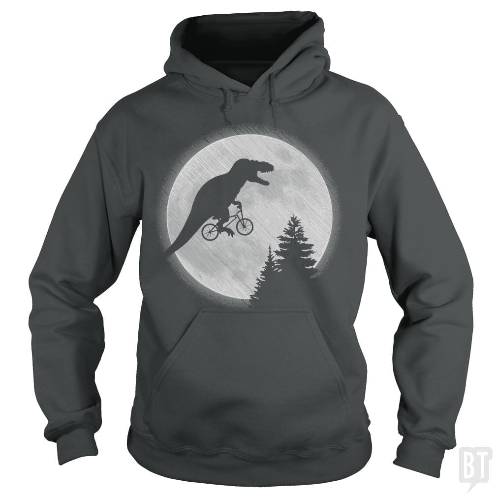 Dino Goes To The Moon - BustedTees.com