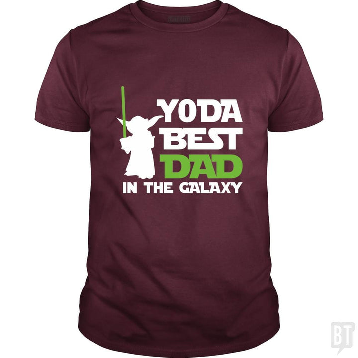 Yoda Best Dad In The Galaxy - BustedTees.com
