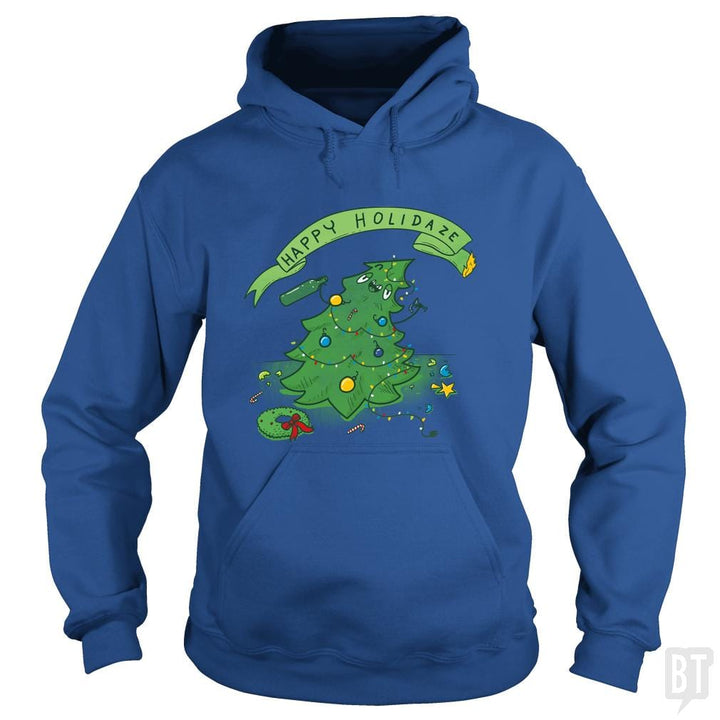 Happy Holidaze - BustedTees.com