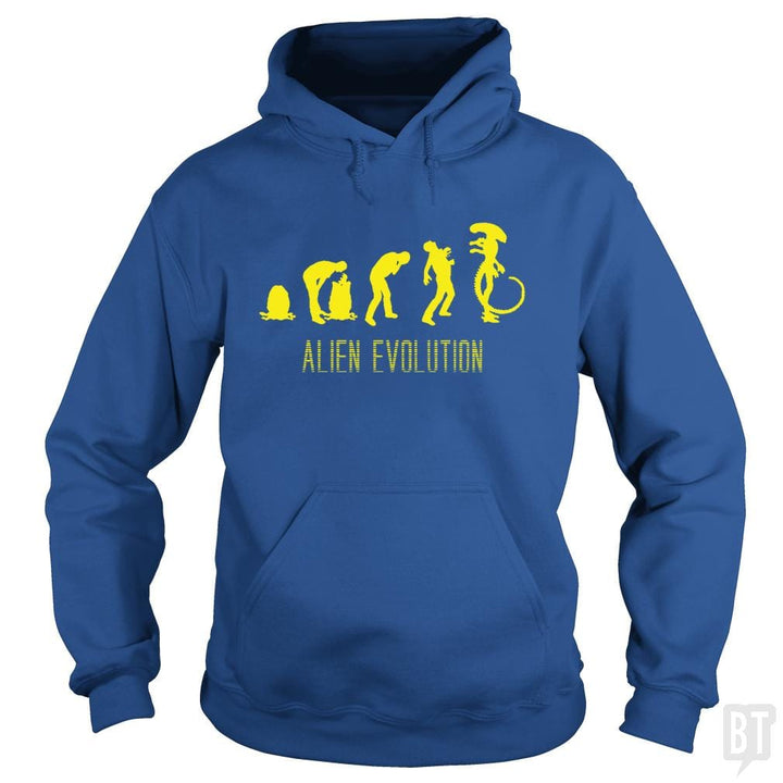 Alien Evolution - BustedTees.com
