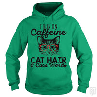 Load image into Gallery viewer, i run on cafeeine t shirt - BustedTees.com
