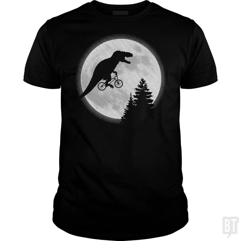 Dino Goes To The Moon - BustedTees.com