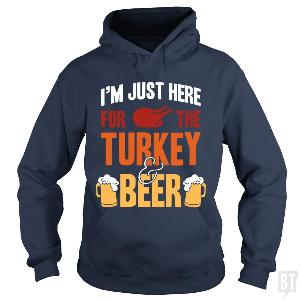 Turkey And Beer - BustedTees.com