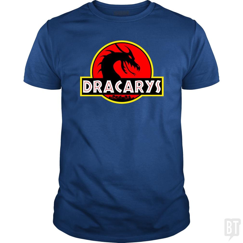 Dracarys Jurassic Dragon Thrones Parody T-Shirt - BustedTees.com