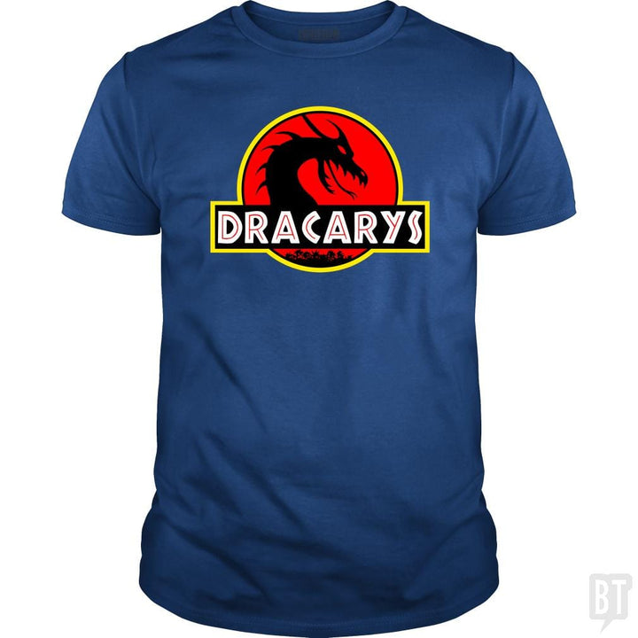 Dracarys Jurassic Dragon Thrones Parody T-Shirt - BustedTees.com