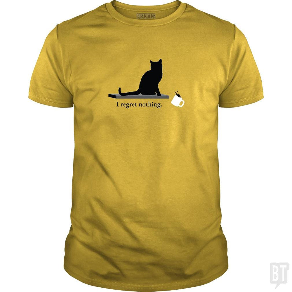 I Regret Nothing Cat - BustedTees.com