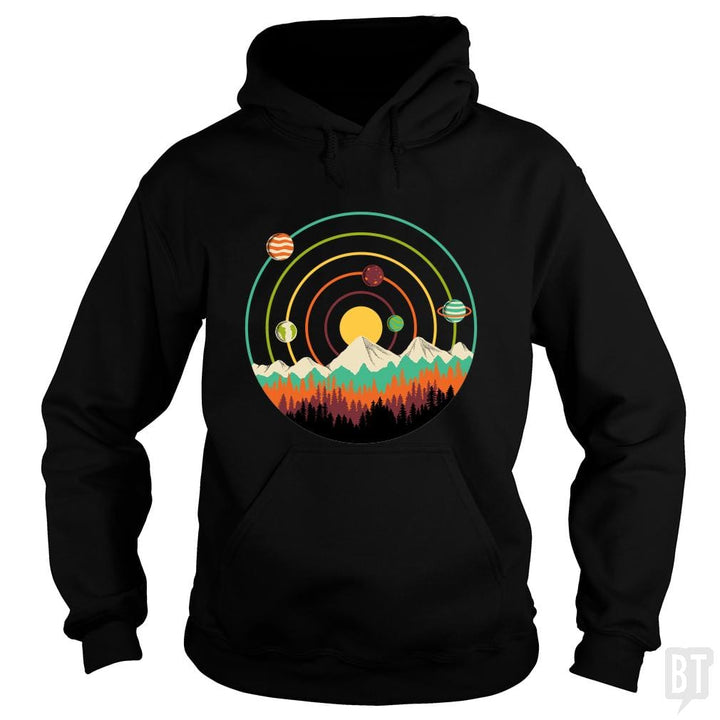 Planets Lanscape - BustedTees.com