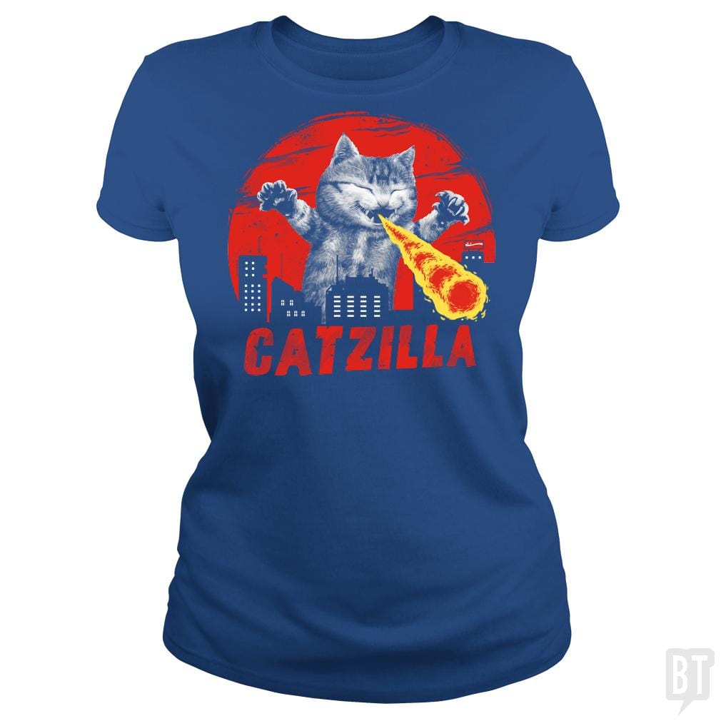 Catzilla - BustedTees.com