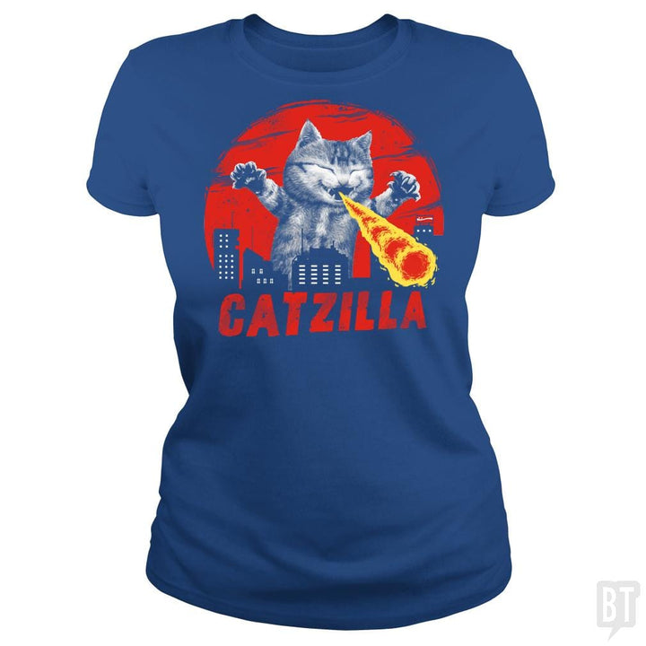 Catzilla - BustedTees.com
