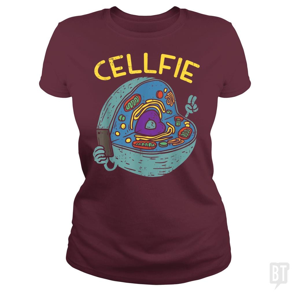 Cell Fie Funny Science Biology Teacher - BustedTees.com