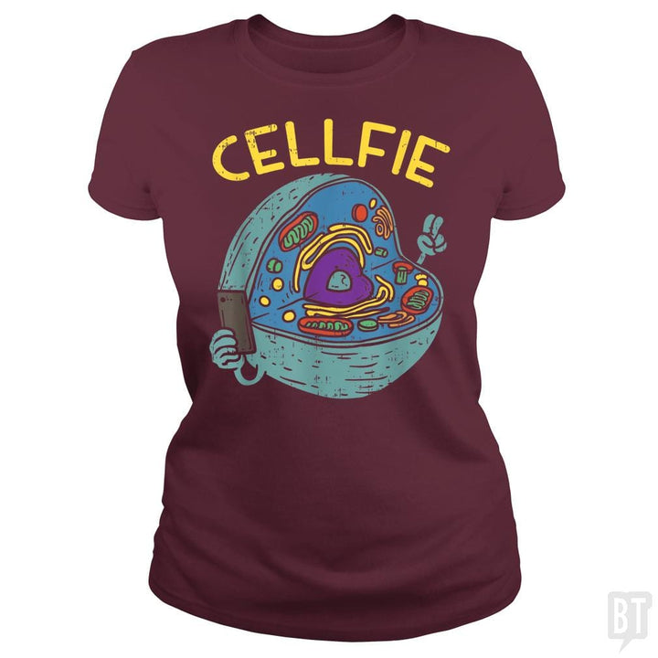 Cell Fie Funny Science Biology Teacher - BustedTees.com