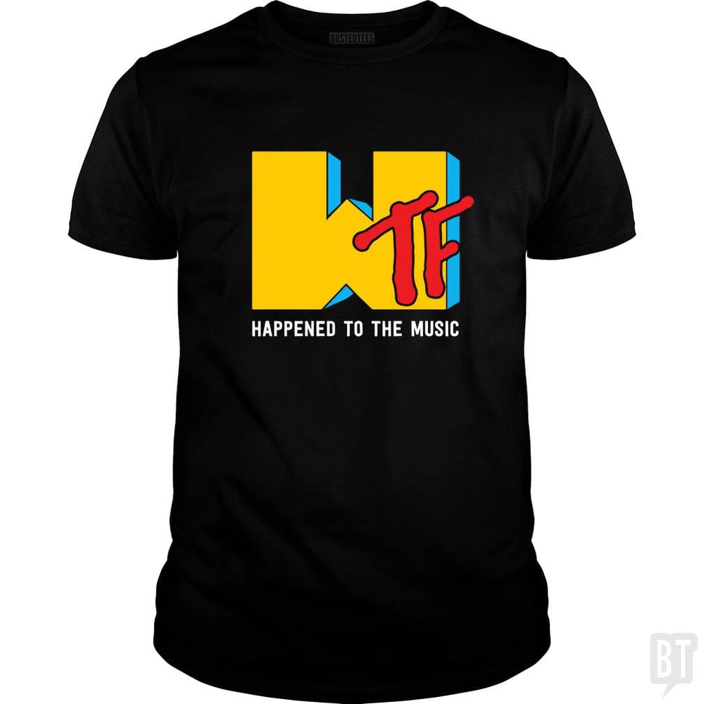 WTF Music - BustedTees.com