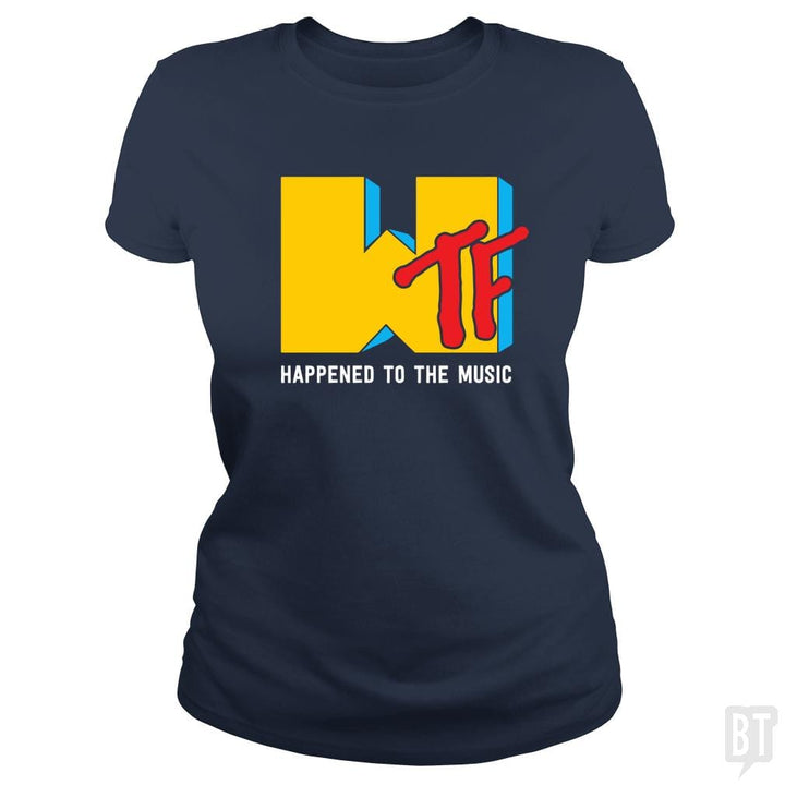 WTF Music - BustedTees.com