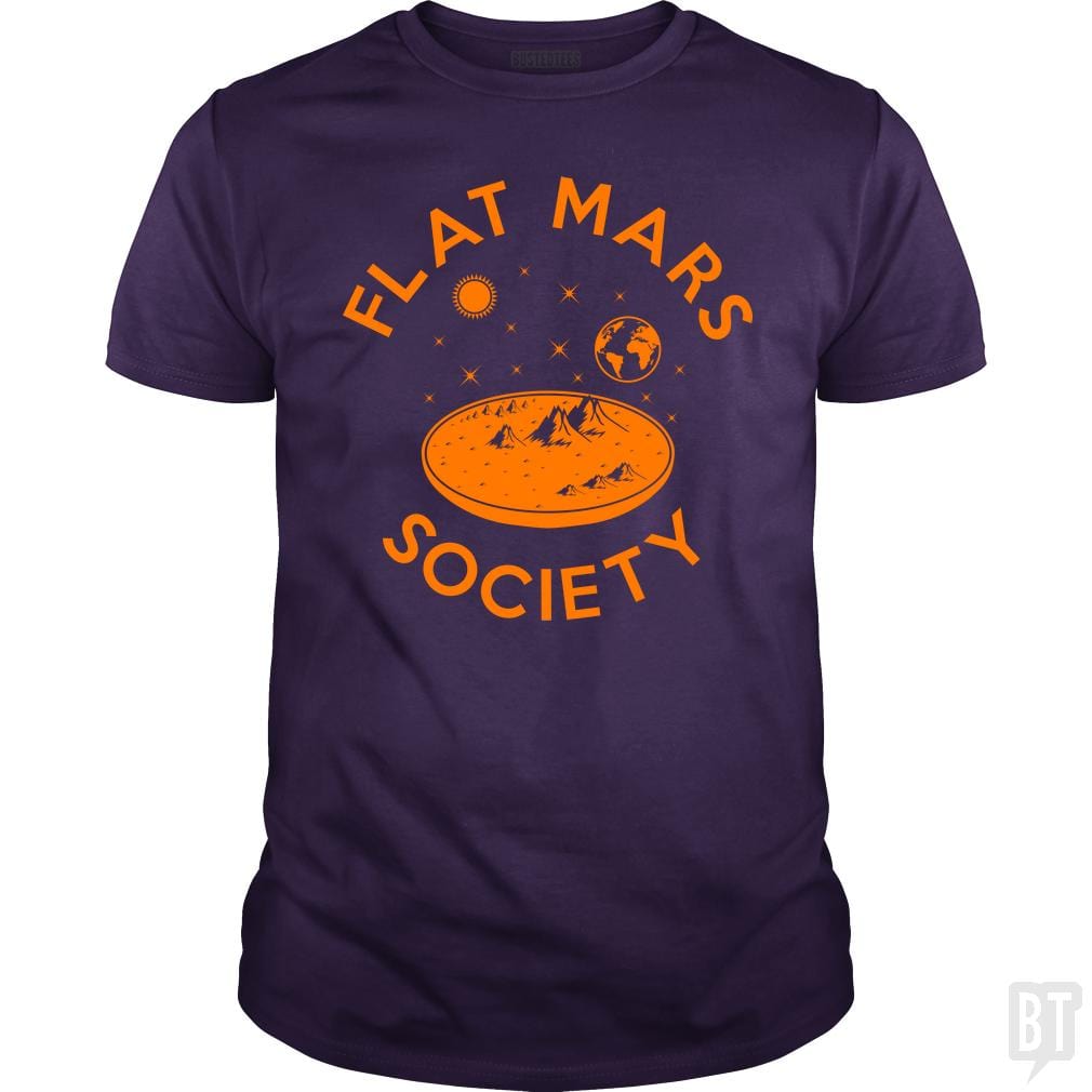 Flat Mars Society - BustedTees.com