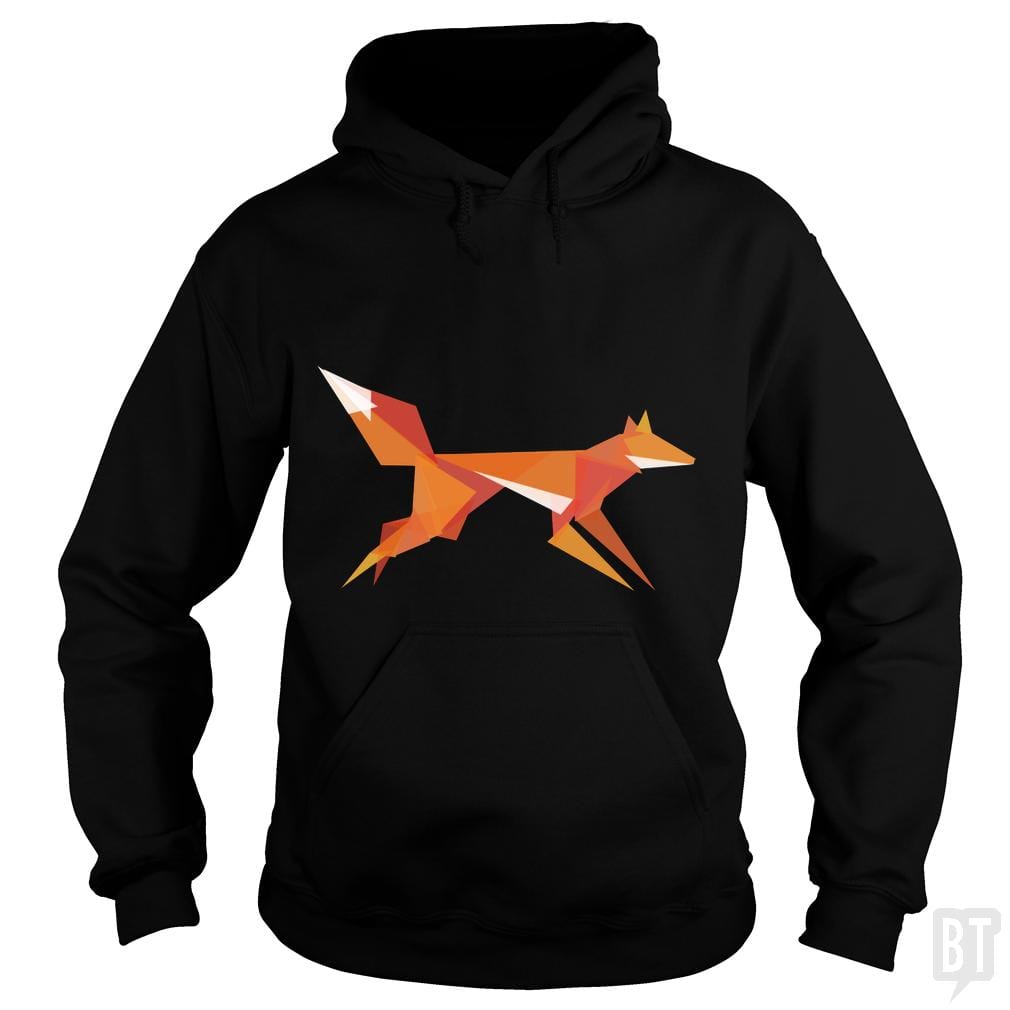 Fractal Geometric Fox - BustedTees.com