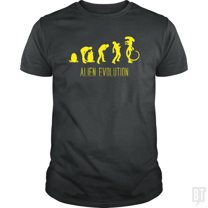 Alien Evolution - BustedTees.com