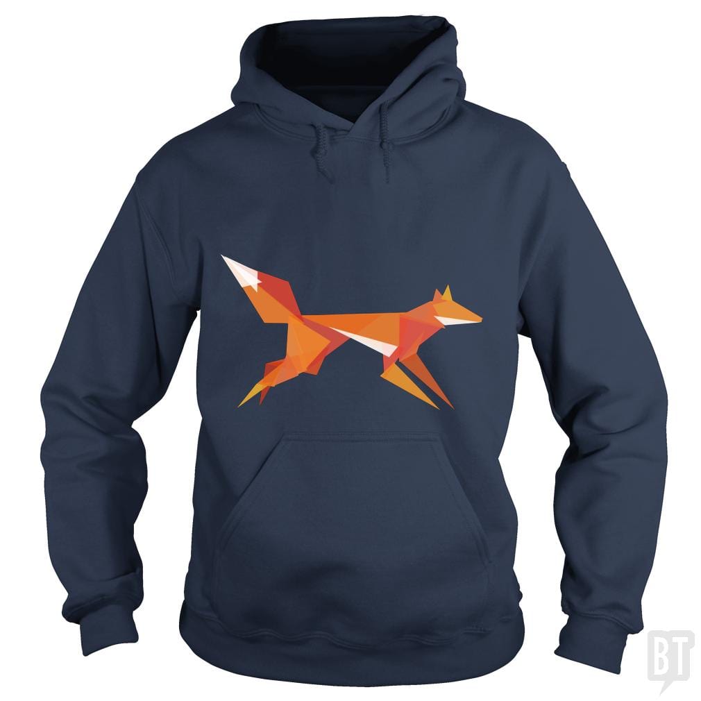 Fractal Geometric Fox - BustedTees.com