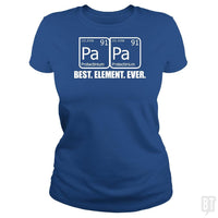 Load image into Gallery viewer, PAPA BEST ELEMENT EVER Funny Father&#39;s Day Grandpa - BustedTees.com

