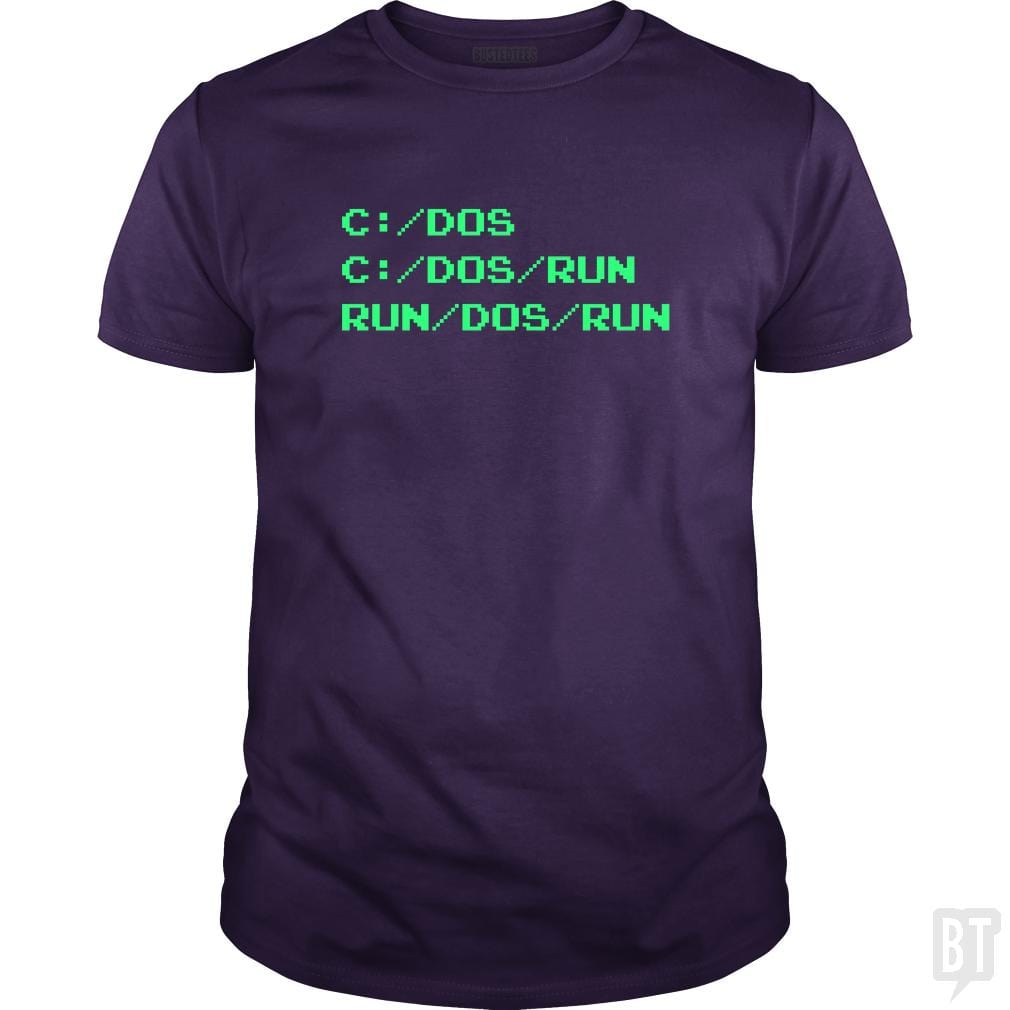Run/DOS/Run - BustedTees.com