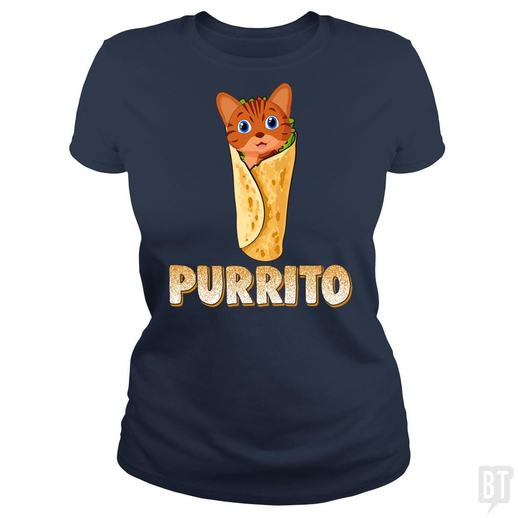 Purrito Cat - BustedTees.com