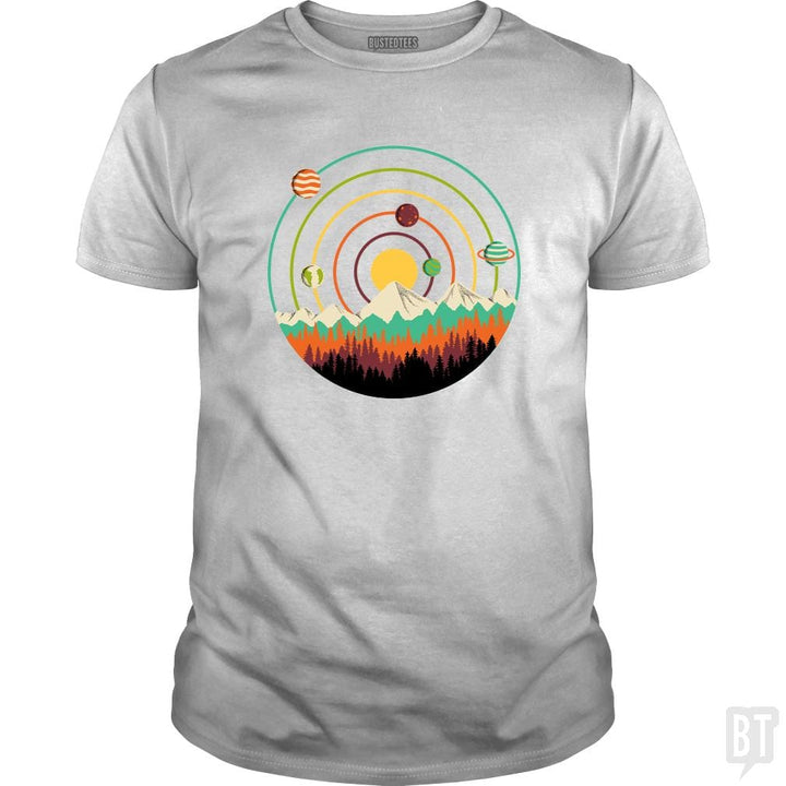 Planets Lanscape - BustedTees.com