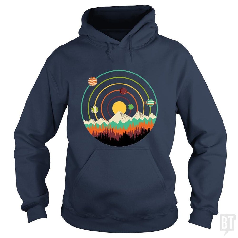 Planets Lanscape - BustedTees.com