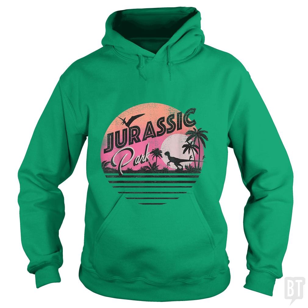 Retro 90's Dinosaur Scene - BustedTees.com