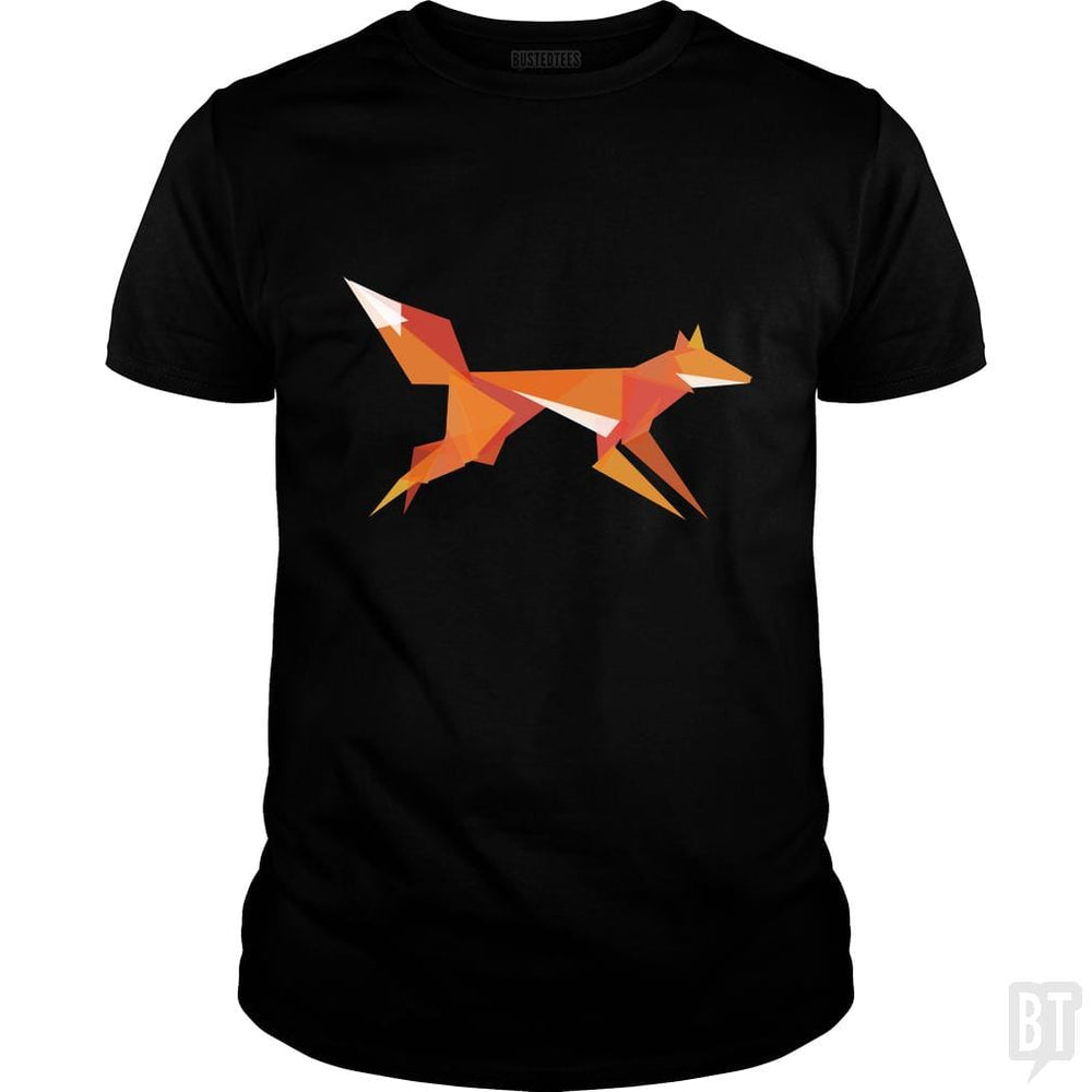 Fractal Geometric Fox - BustedTees.com