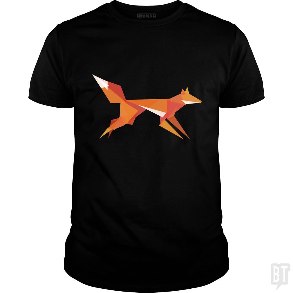 Fractal Geometric Fox - BustedTees.com