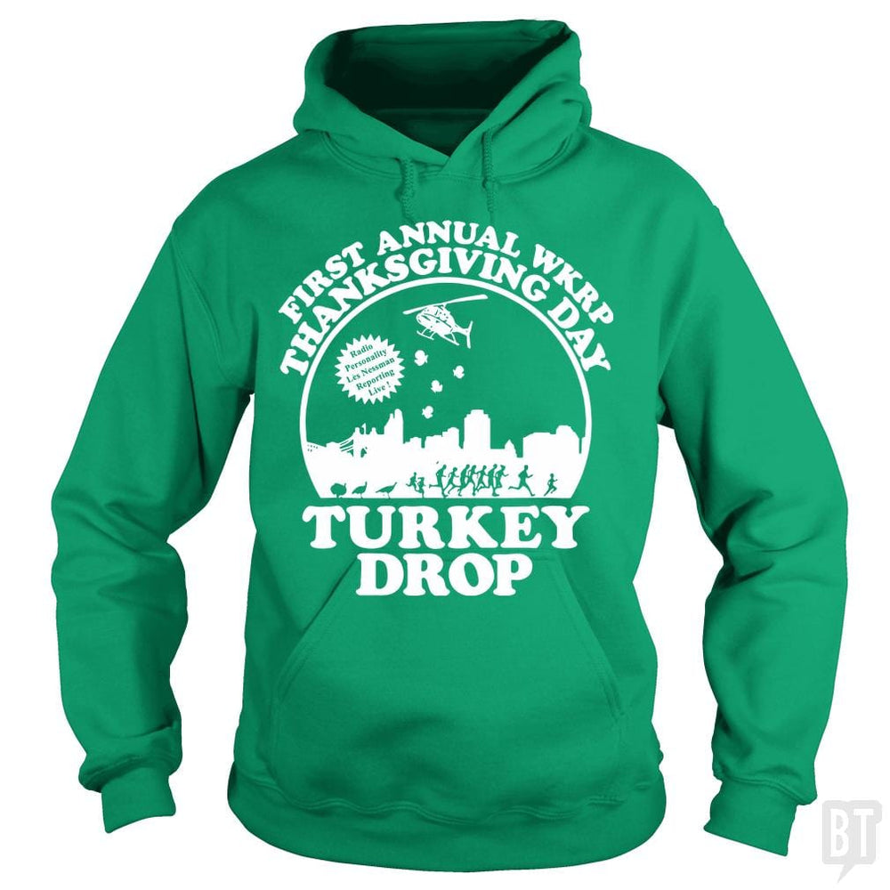 Funny Turkey Thanksgiving Day Shirt Wkrp-Turkey-Dr - BustedTees.com