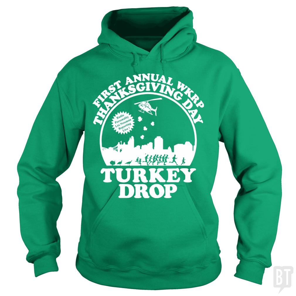 Funny Turkey Thanksgiving Day Shirt Wkrp-Turkey-Dr - BustedTees.com