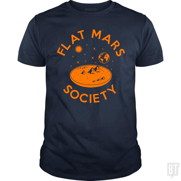 Flat Mars Society - BustedTees.com