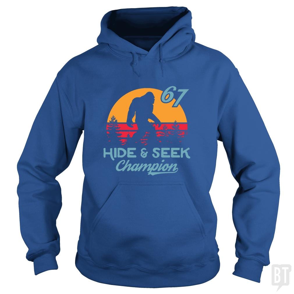 Bigfoot Real Hide And Seek Champion - BustedTees.com