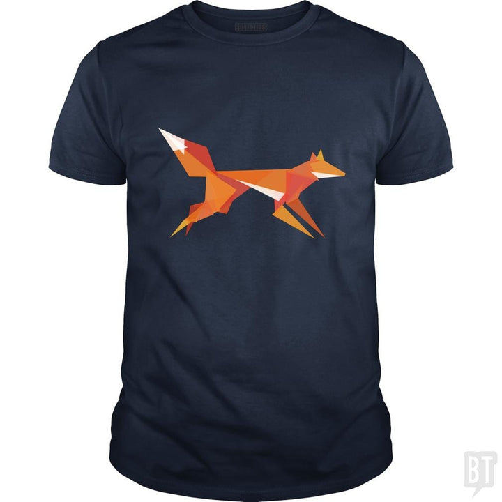 Fractal Geometric Fox - BustedTees.com