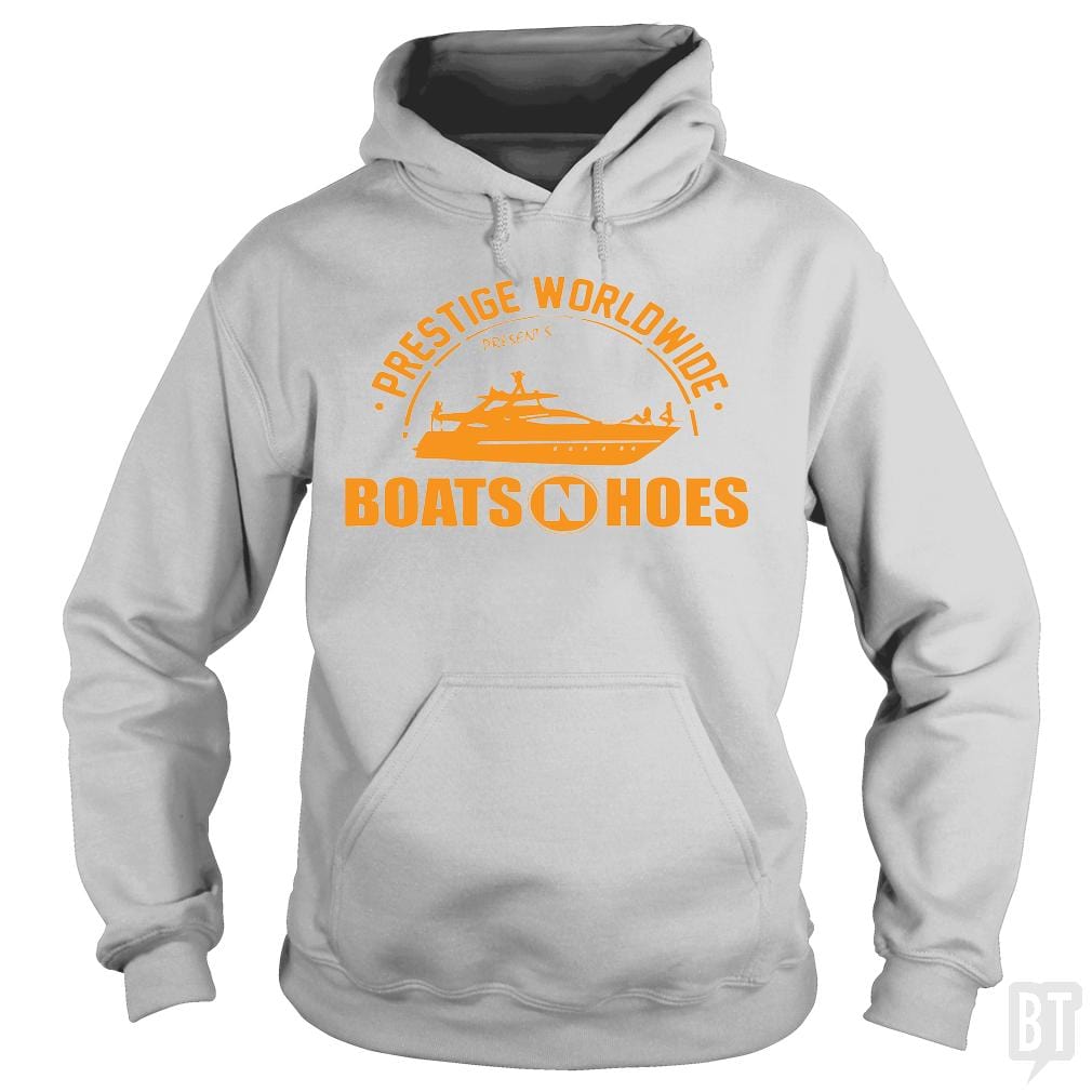 Prestige Worldwide Presents Boats and Hoes shirt - BustedTees.com
