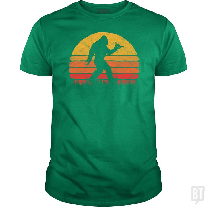 Funny Shaka Aloha Bigfoot Surfer Shirt - Believe D - BustedTees.com