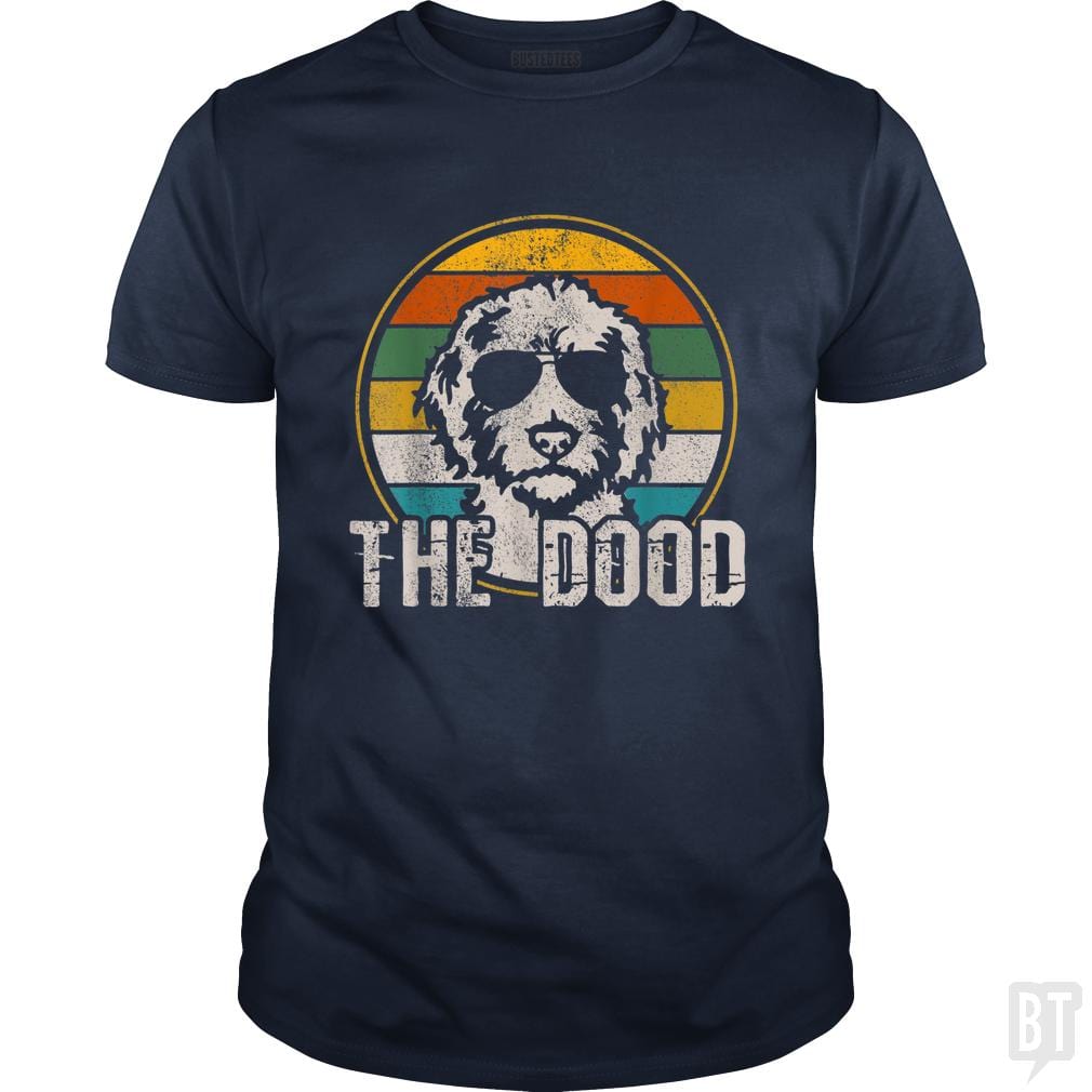 The Dood Vintage Retro Dog - BustedTees.com