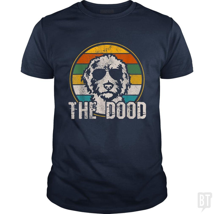 The Dood Vintage Retro Dog - BustedTees.com