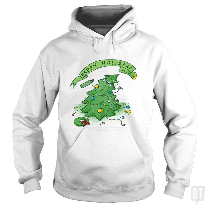 Happy Holidaze - BustedTees.com