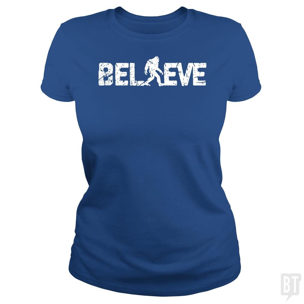 Believe Bigfoot - BustedTees.com