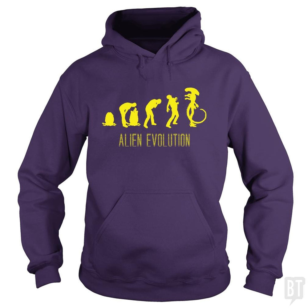 Alien Evolution - BustedTees.com