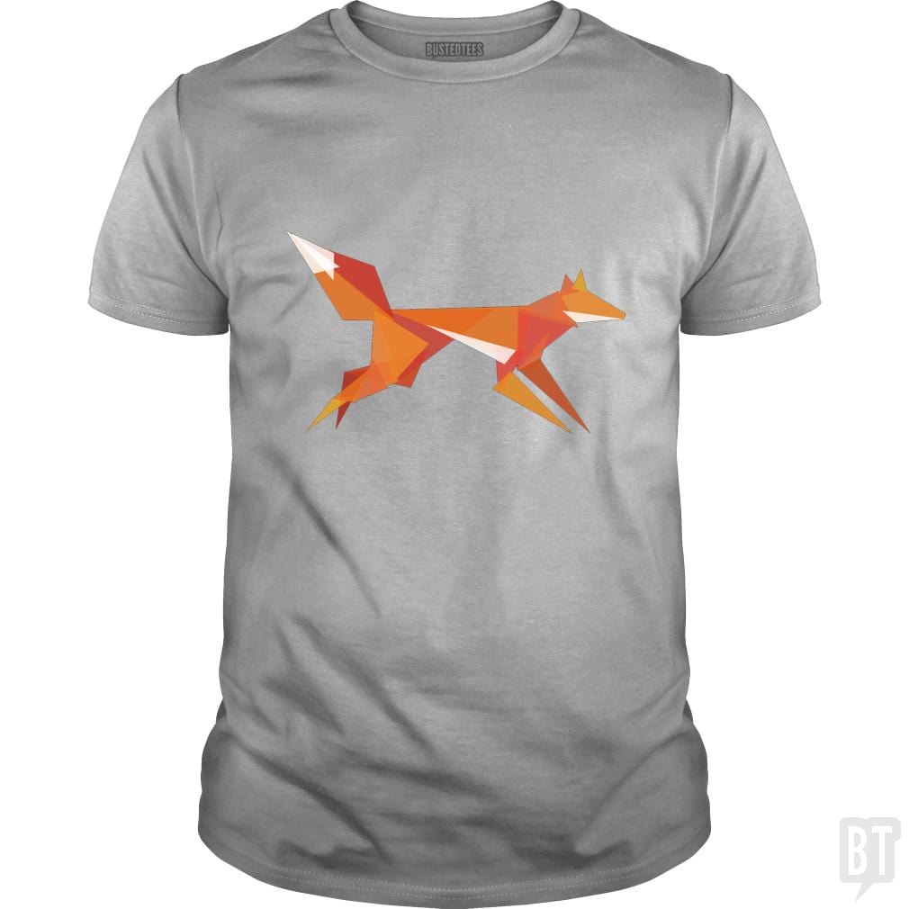 Fractal Geometric Fox - BustedTees.com