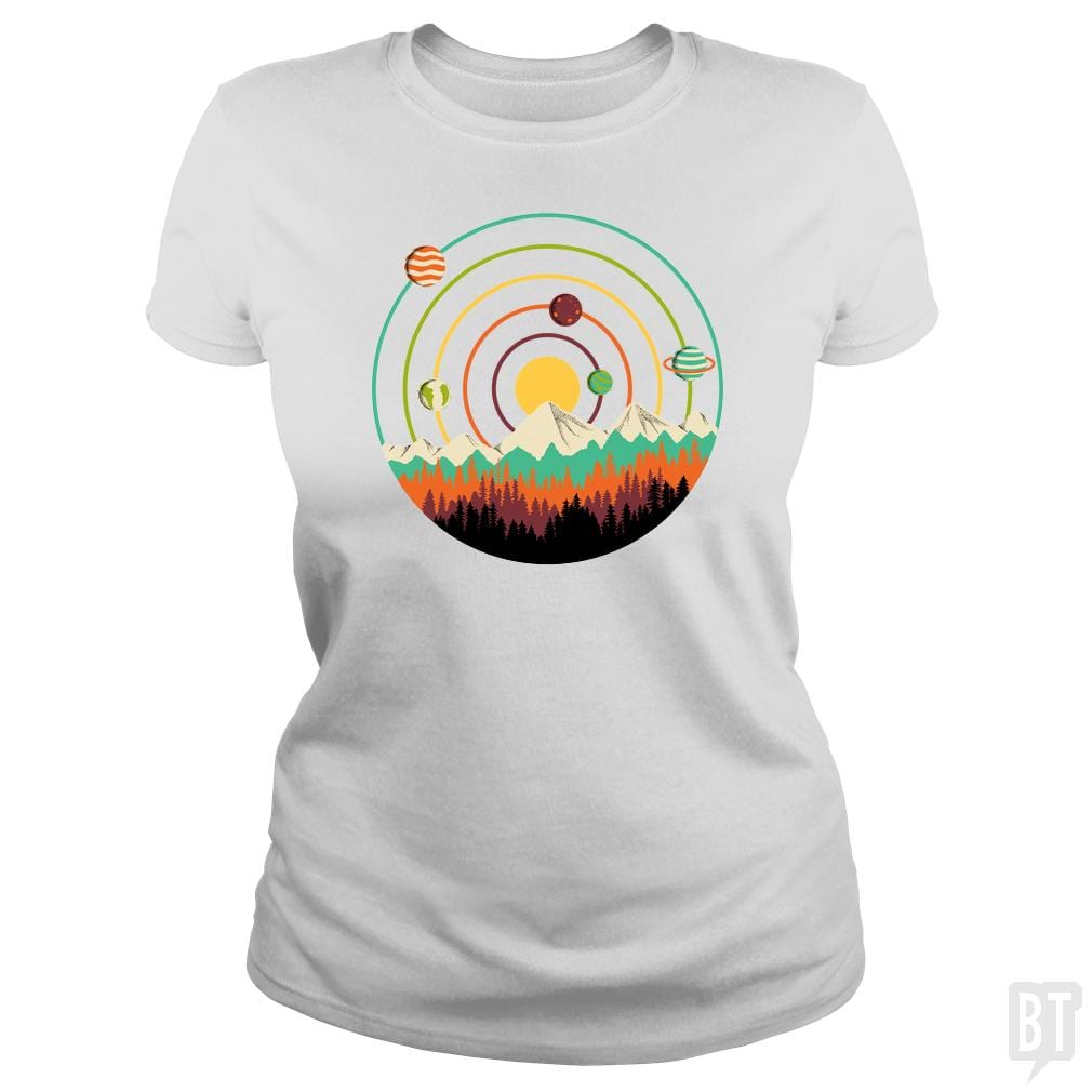 Planets Lanscape - BustedTees.com