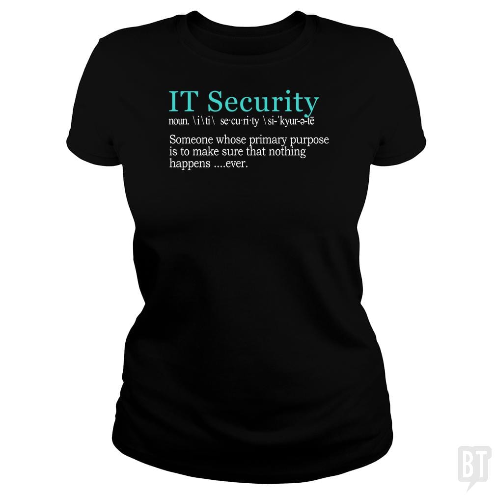 Best Funny IT Security Cybersecurity Definition Gi - BustedTees.com