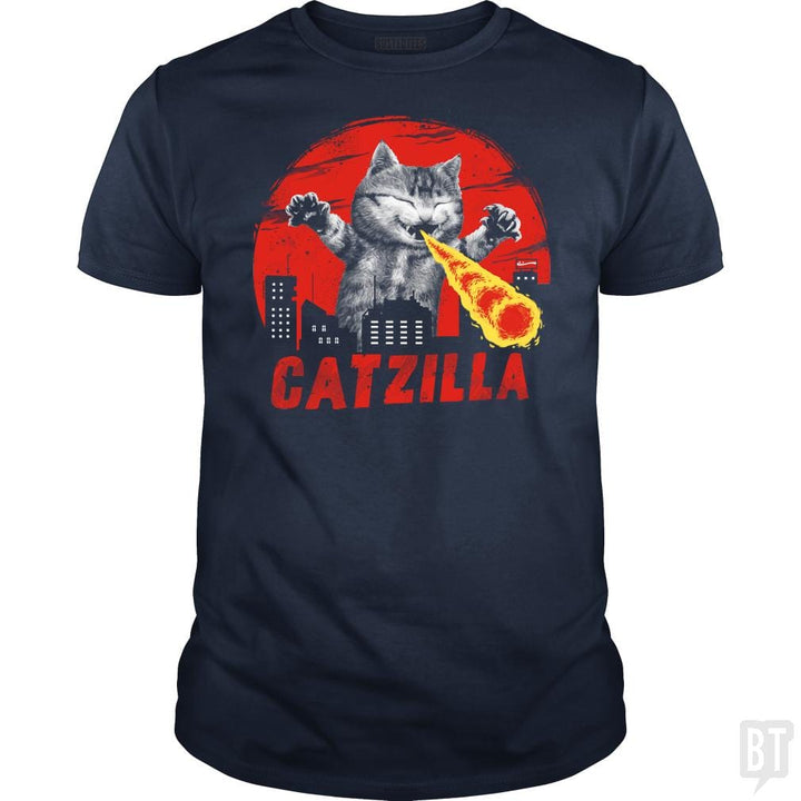 Catzilla - BustedTees.com