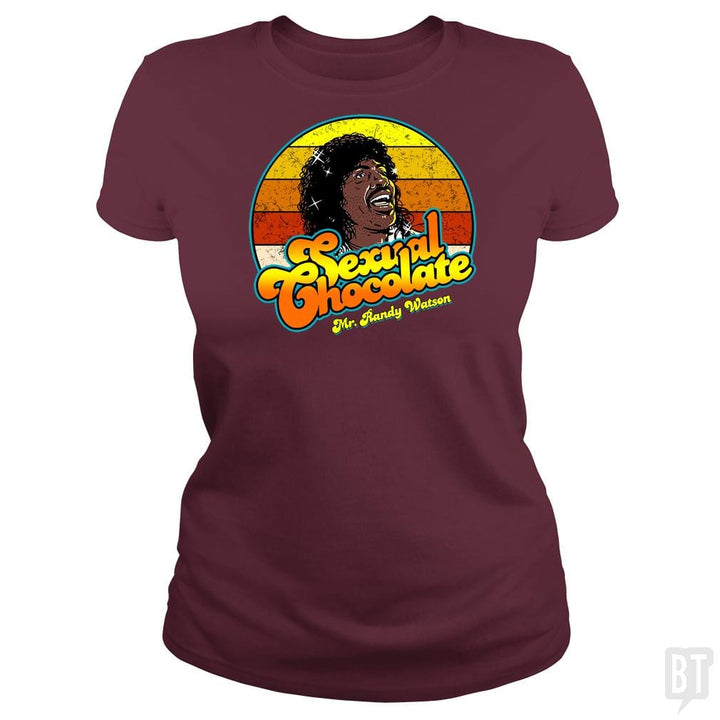 Randy Watson Sexual Chocolate Retro - BustedTees.com