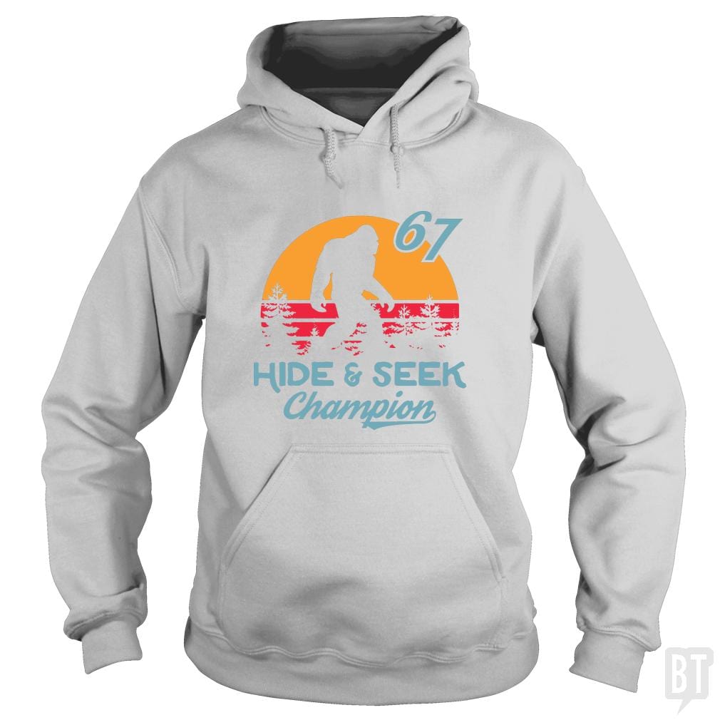 Bigfoot Real Hide And Seek Champion - BustedTees.com