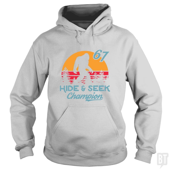 Bigfoot Real Hide And Seek Champion - BustedTees.com