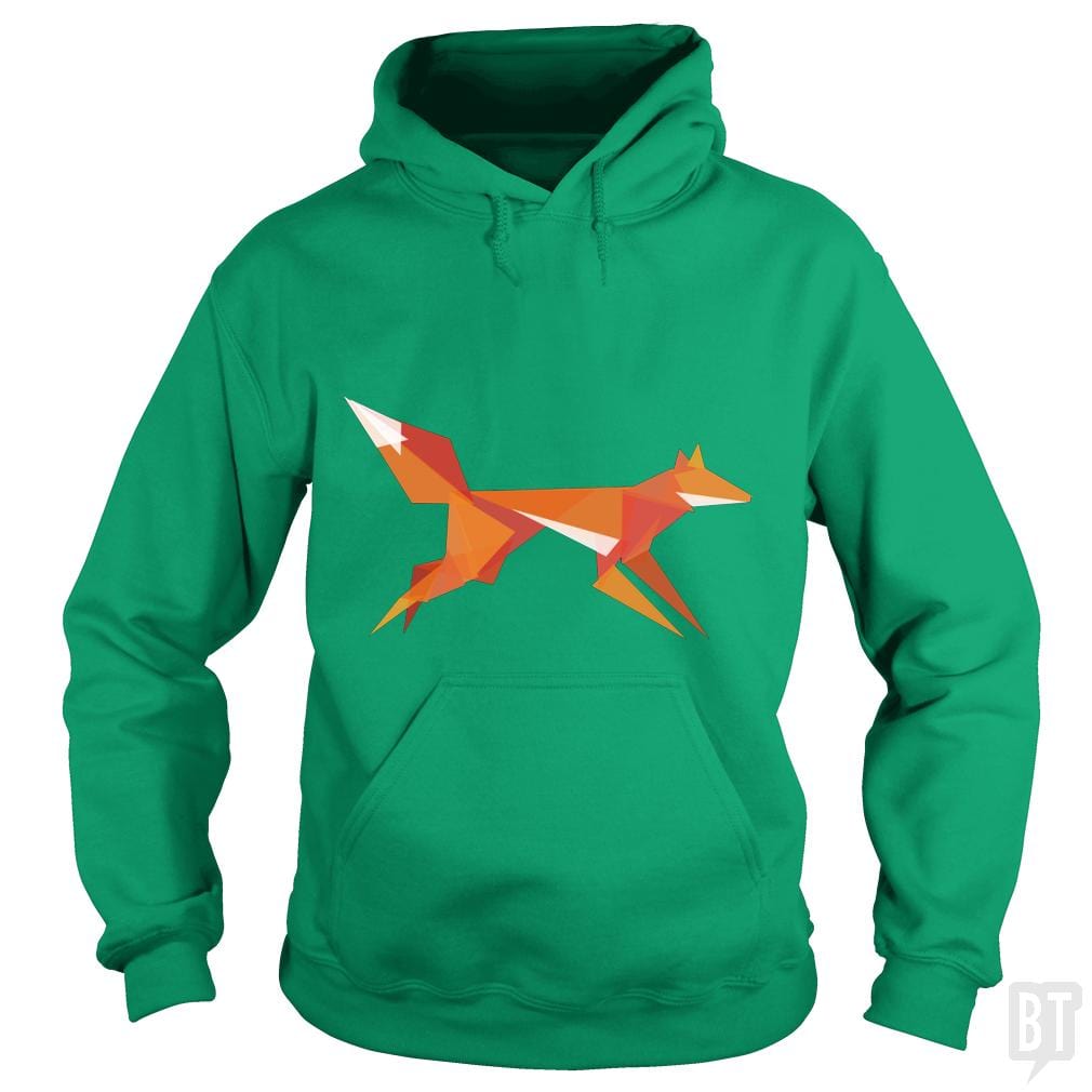 Fractal Geometric Fox - BustedTees.com