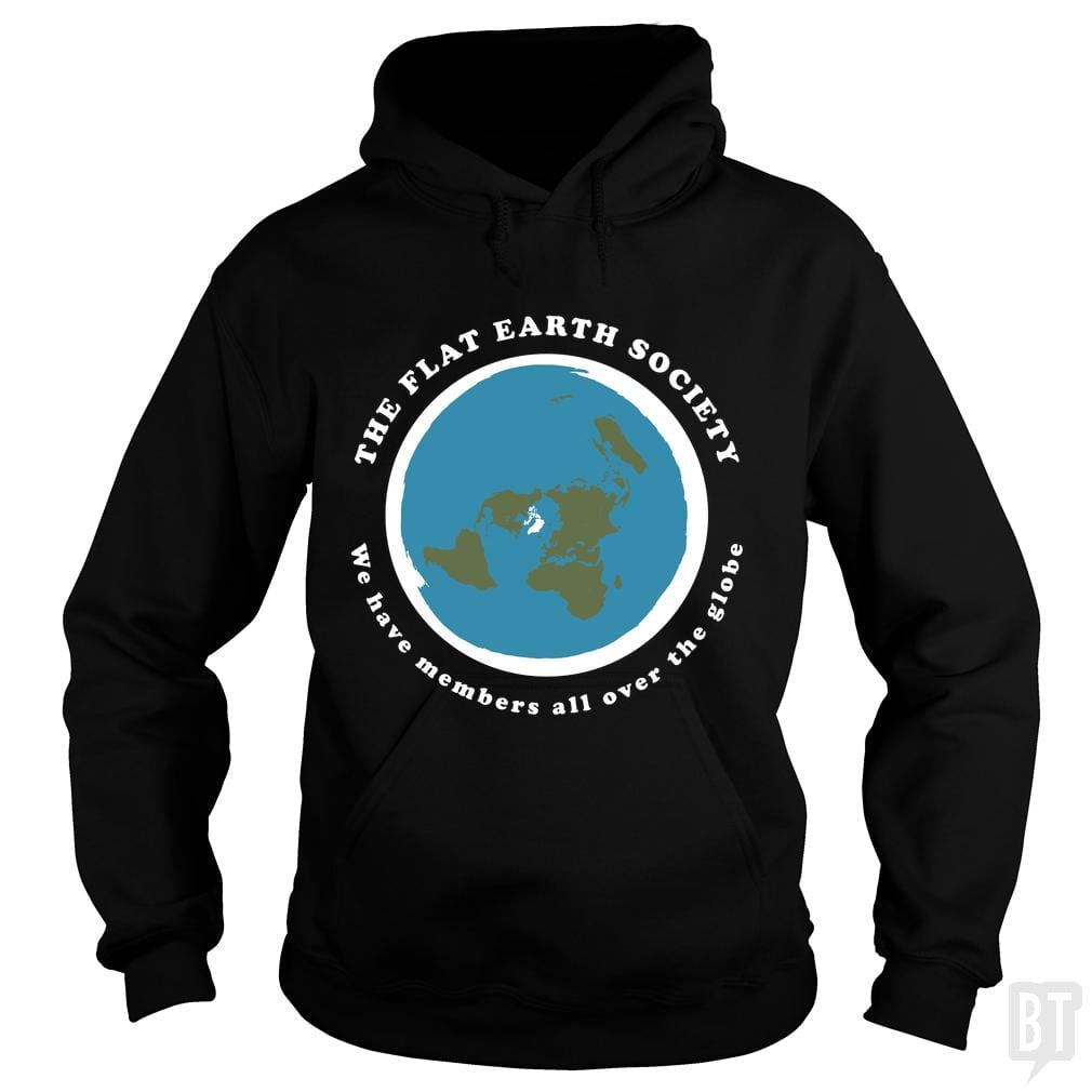 Flat Earth Society - BustedTees.com